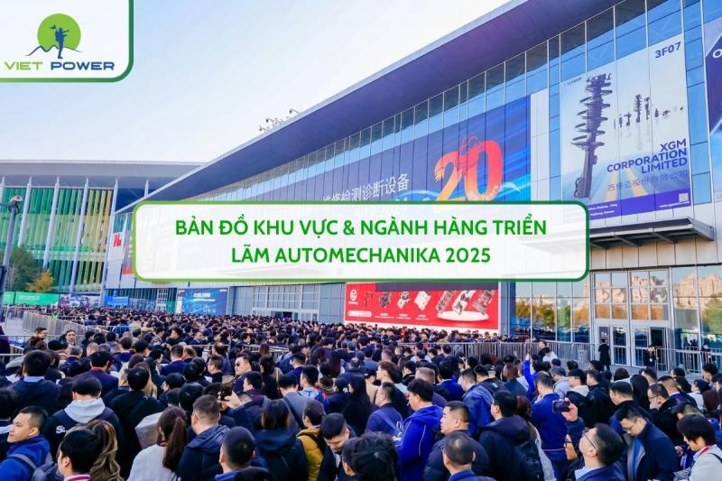 Bản Đồ Khu Vực & Ngành Hàng Triển Lãm AUTOMECHANIKA 2025