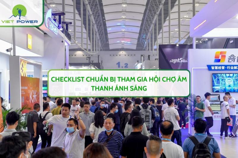Checklist Chuẩn Bị Tham Gia Hội Chợ Âm Thanh Ánh Sáng