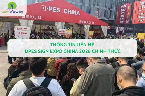 Thông tin liên hệ DPES Sign Expo China 2026 chính thức