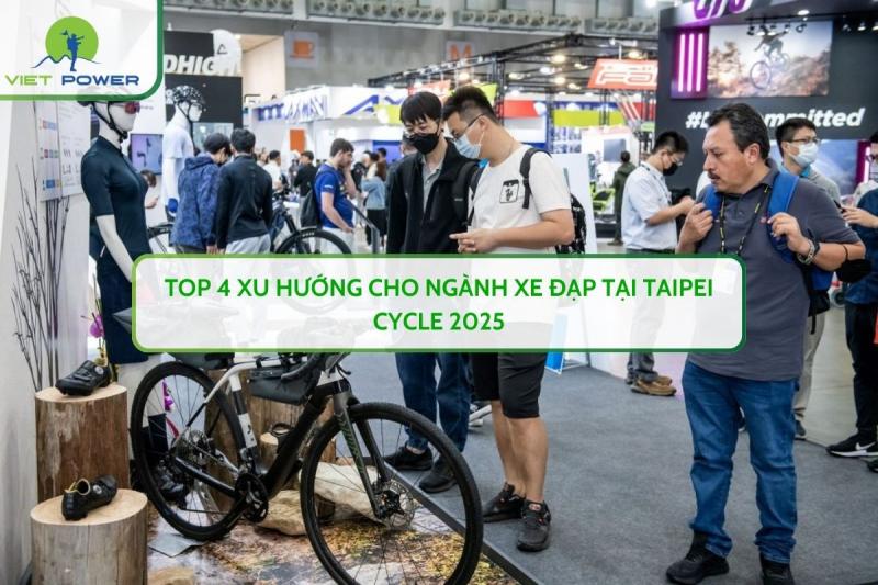 Top 4 Xu hướng cho ngành xe đạp tại TAIPEI CYCLE 2025